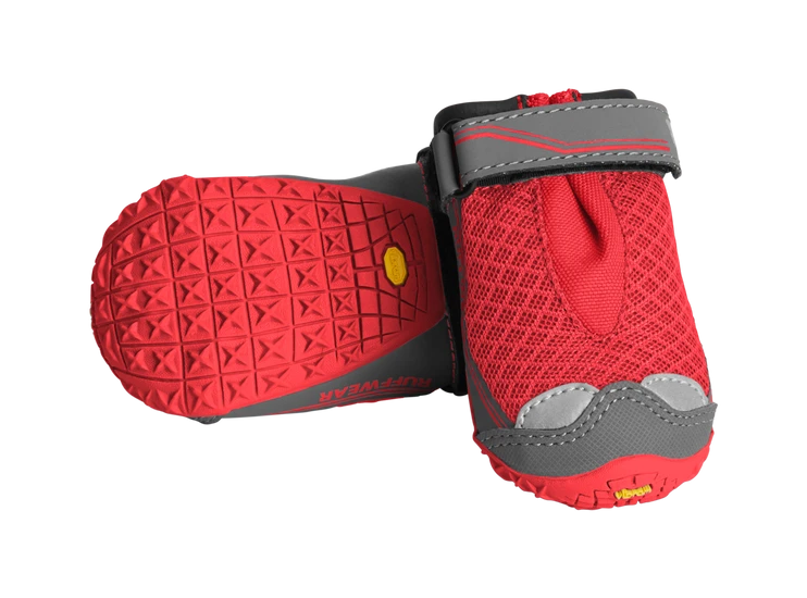 Ruffwear hundesko Grip Tex 70 mm. rød