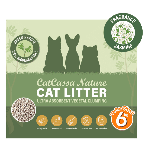 CatCassa Nature kattegrus Jasmin 12 liter
