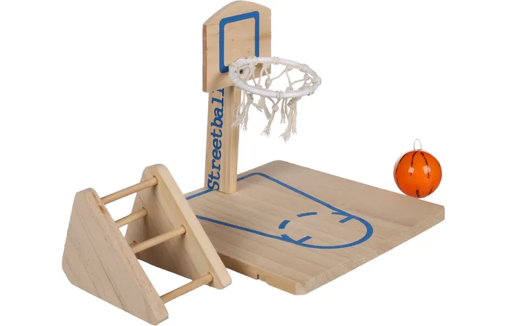 Flamingo Basketbold bane til undulater