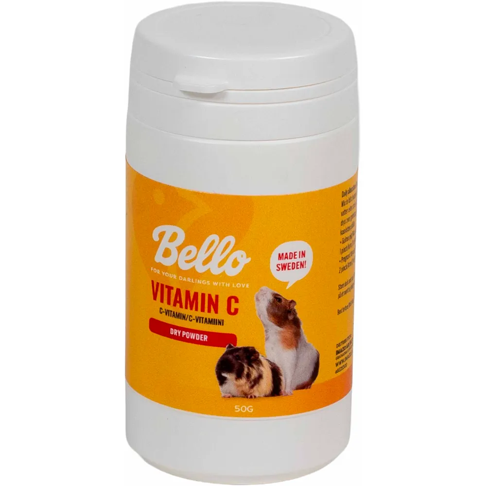 Bello Vitamin C små dyr 50 g.