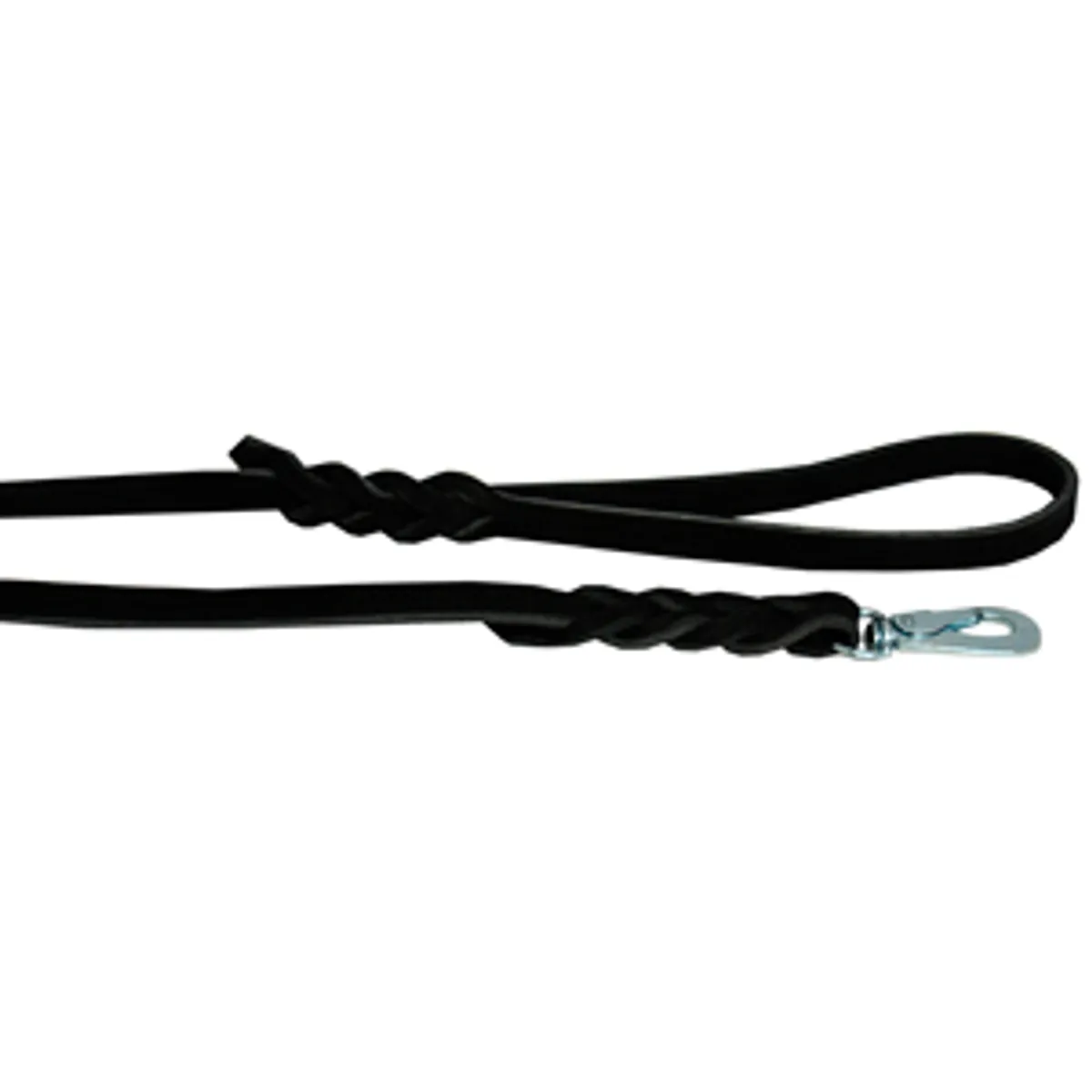 Ozami læderline Basic sort. 18 mm./180 cm.