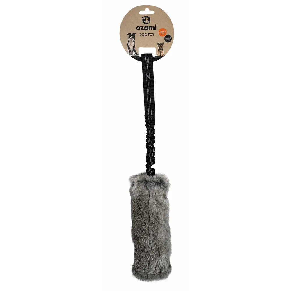 Ozami Play-n-tug Kaninskind grå 58 cm.