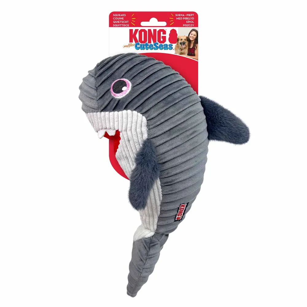 Kong Cuteseas Rufflez Shark M/L 33 cm.