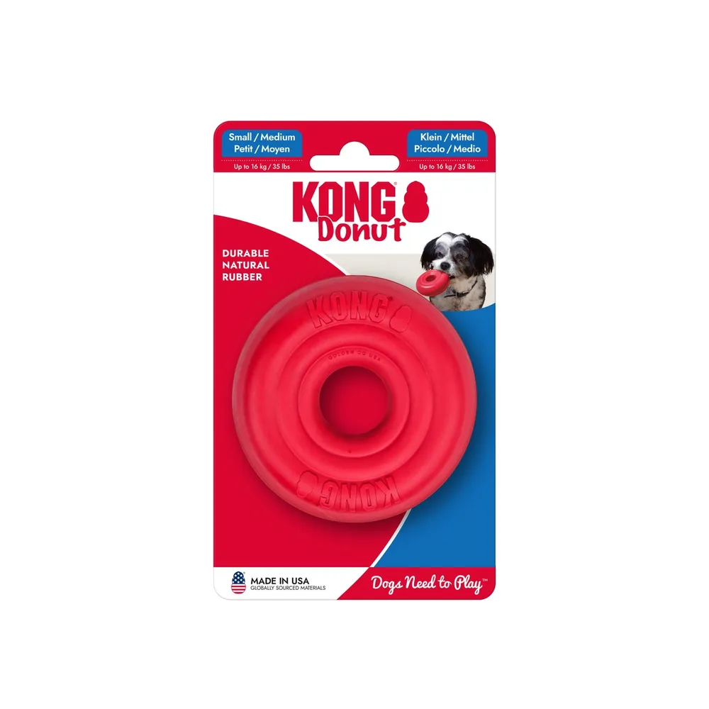 Kong Donut S/M Ø9 cm.