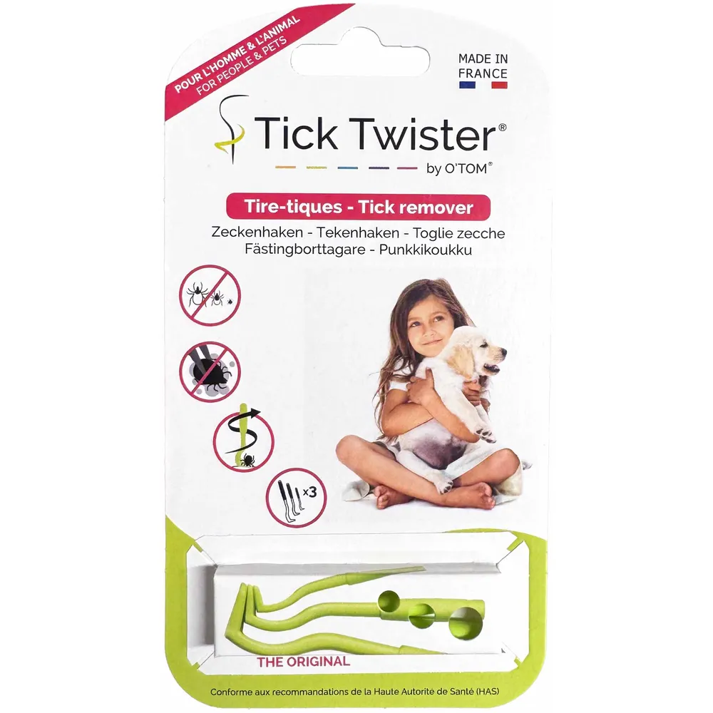 O'Tom Tick Twister tægetang sæt med 3 stk.