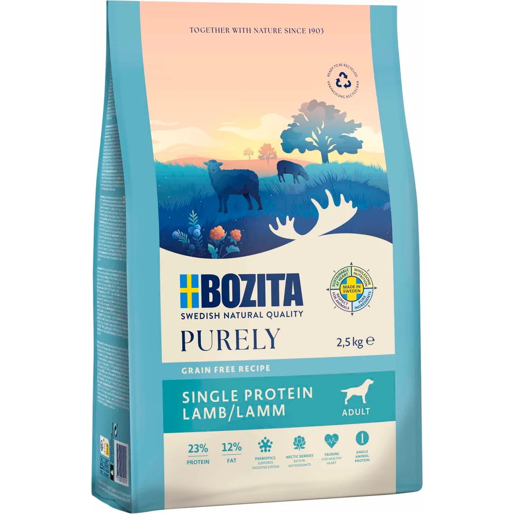 Bozita hundefoder Purely adult Lamb 2