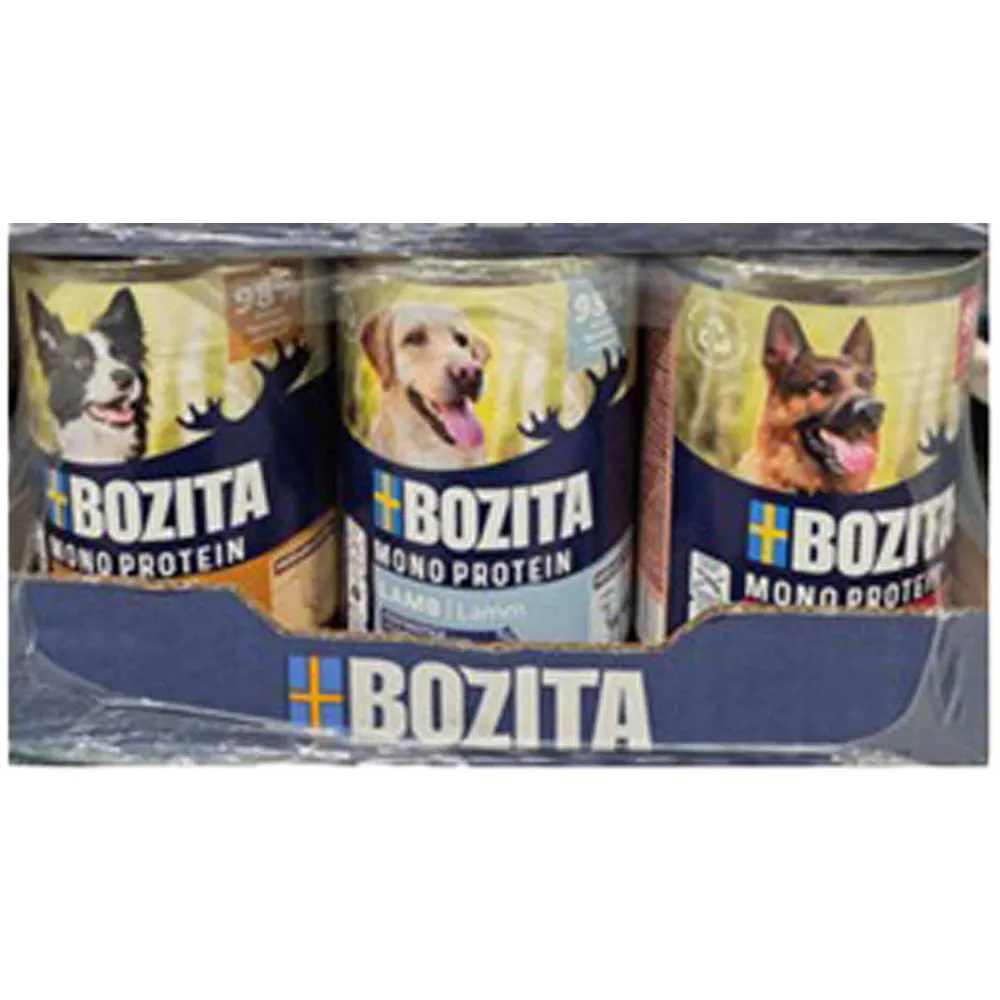 Bozita Dog Pate Mix pakke mono protein 12x400 g.