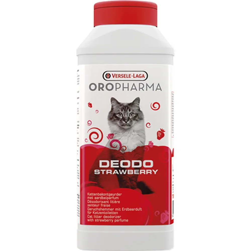 Versele-Laga Oropharma Jordbær deodorant til kattesand 750 g.