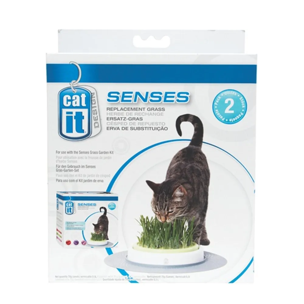 Catit senses kattegræs refill 2 pak