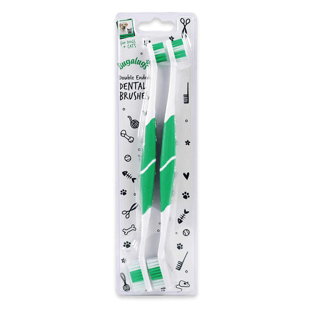 Bugalugs doubleended dental toothbrush 2 stk.