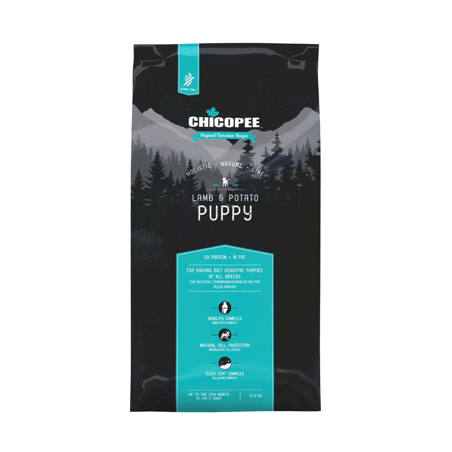 Chicopee Holistic Nature Line Puppy Lam & kartoffel 2 kg.