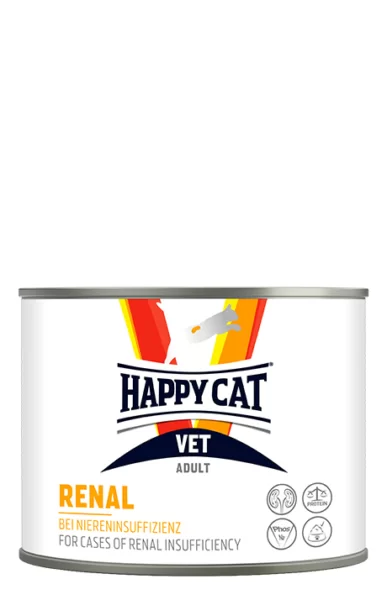 Happy Cat Vet vådfoder Renal - Kronisk nyresvigt 200 g.