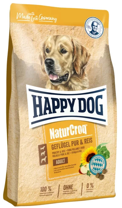 Happy Dog NaturCroq kylling & ris