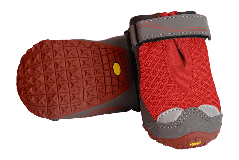 Ruffwear hundesko Grip Trex™ Red Sumac XXXXS/38 mm. 2 stk.