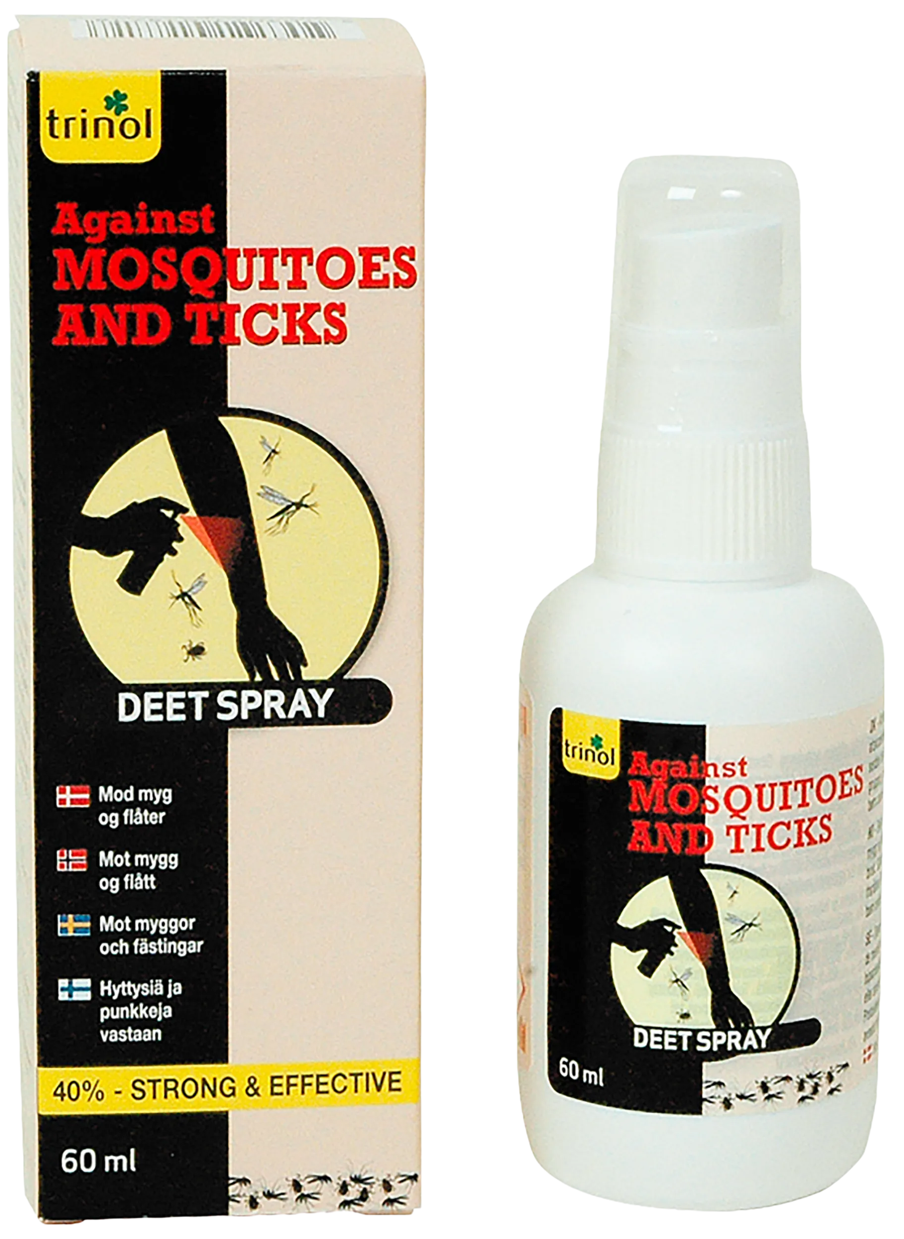 Trinol DEET Spray Mod Myg og Flåter 60 ml.