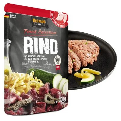 Belcando Finest Selection Beef with Spaetzle & Courgettes