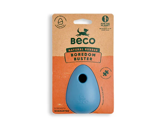 Beco natur gummi kedsomheds bold blå