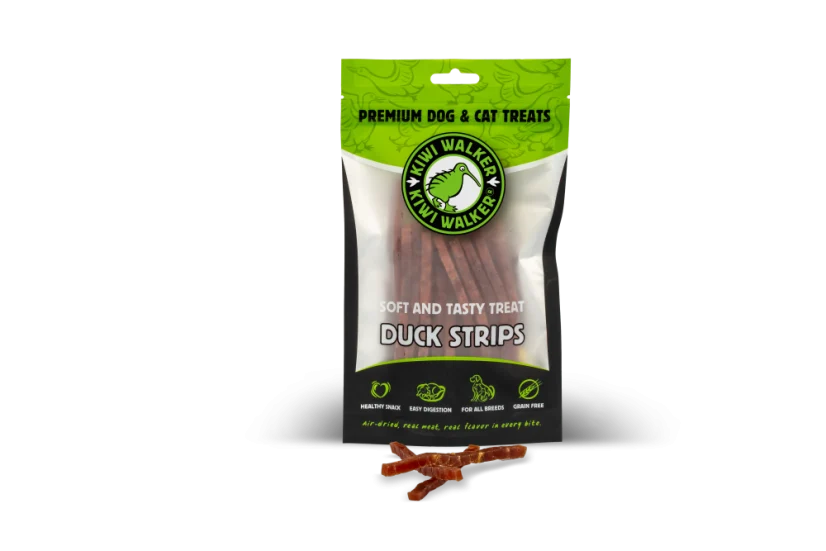 Kiwi Walker Air dried Soft Duck Strips 100 g.