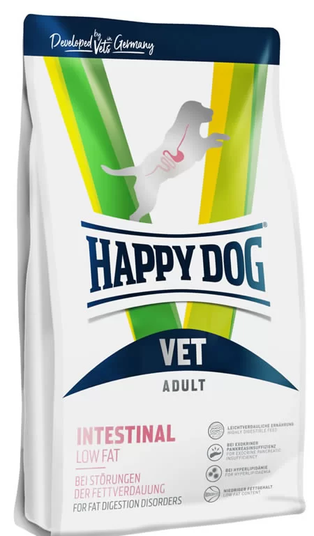 Happy Dog Vet Intestinal Low Fat tørkost Fordøjelsesproblemer